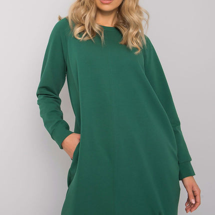 Daydress Sweatshirt Dress With Cotton And Elastane For Everyday Comfort - Très Elite