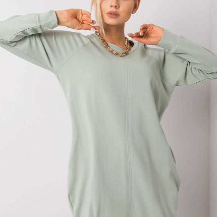 Daydress Sweatshirt Dress With Cotton And Elastane For Everyday Comfort - Très Elite