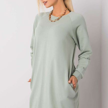 Daydress Sweatshirt Dress With Cotton And Elastane For Everyday Comfort - Très Elite