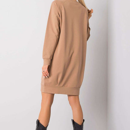 Daydress Sweatshirt Dress With Cotton And Elastane For Everyday Comfort - Très Elite