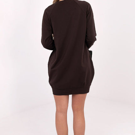 Daydress Sweatshirt Dress With Cotton And Elastane For Everyday Comfort - Très Elite