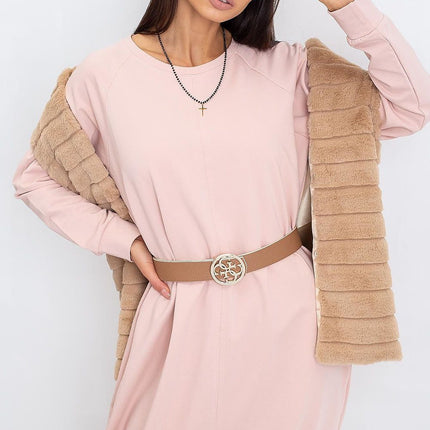 Daydress Sweatshirt Dress With Cotton And Elastane For Everyday Comfort - Très Elite