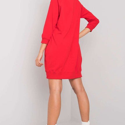 Daydress Knee Length Sweatshirt Dress With Pockets For Everyday Casual Style - Très Elite