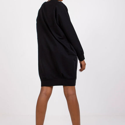 Daydress Sweatshirt Dress With Cotton And Elastane For Everyday Comfort - Très Elite