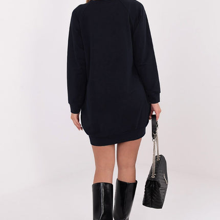 Daydress Sweatshirt Dress With Cotton And Elastane For Everyday Comfort - Très Elite