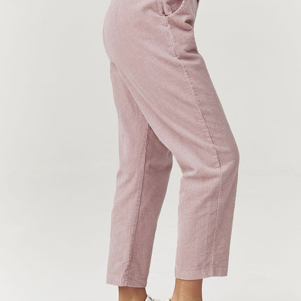 Makadamia Women's Professional Corduroy Trousers with Stretch Fit