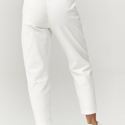 Makadamia Women's Professional Corduroy Trousers with Stretch Fit