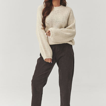  corduroy trousers model 223243 Makadamia 