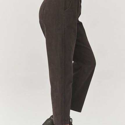  corduroy trousers model 223243 Makadamia 