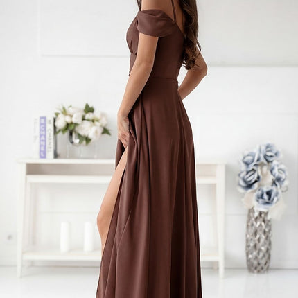 With You Elegant Long Dress - Sleeveless, Lightweight Fabric