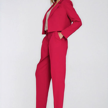 Open Front Short Length Lightweight Jacket With Regular Fit And Lining - Très Elite