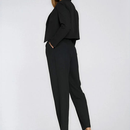 Open Front Short Length Lightweight Jacket With Regular Fit And Lining - Très Elite