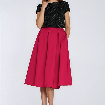Elegant Fitted Blouse With Silver Rhinestones And Boat Neckline - Très Elite