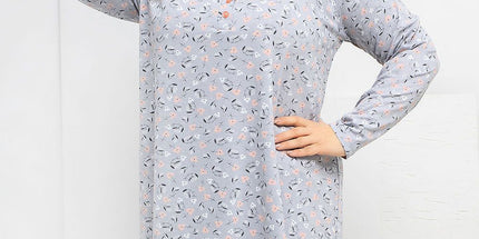  Plus Size Nightgown model 223307 Forever Pink 