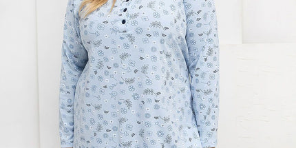 Plus Size Nightgown model 223308 Forever Pink 