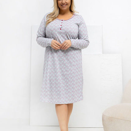  Plus Size Nightgown model 223309 Forever Pink 