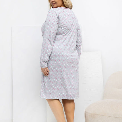  Plus Size Nightgown model 223309 Forever Pink 