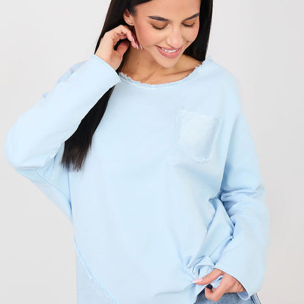 Casual Cotton Blouse With Elastane Round Neckline For All Day Comfort - Très Elite