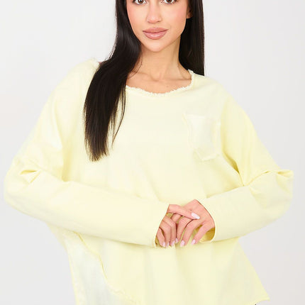 Casual Cotton Blouse With Elastane Round Neckline For All Day Comfort - Très Elite
