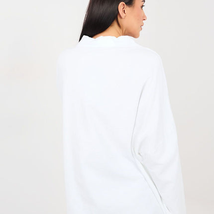 Casual Cotton Blouse Elastane Fitted Long Sleeves Elegant Collar - Très Elite