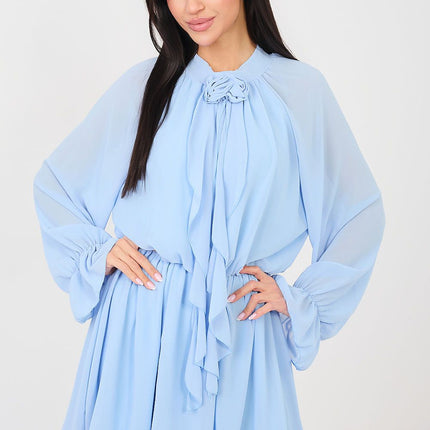 Rue Paris Elegant Cocktail Dress with Cap Sleeves and Flattering Fit
