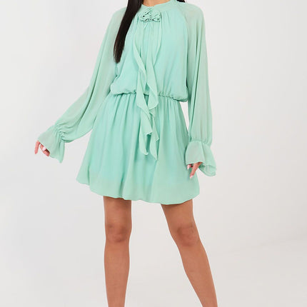 Rue Paris Elegant Cocktail Dress with Cap Sleeves and Flattering Fit