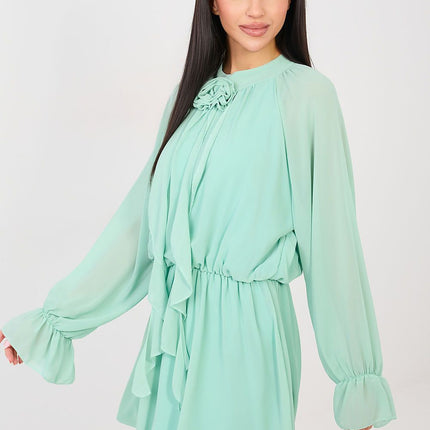 Rue Paris Elegant Cocktail Dress with Cap Sleeves and Flattering Fit
