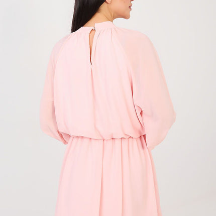 Rue Paris Elegant Cocktail Dress with Cap Sleeves and Flattering Fit