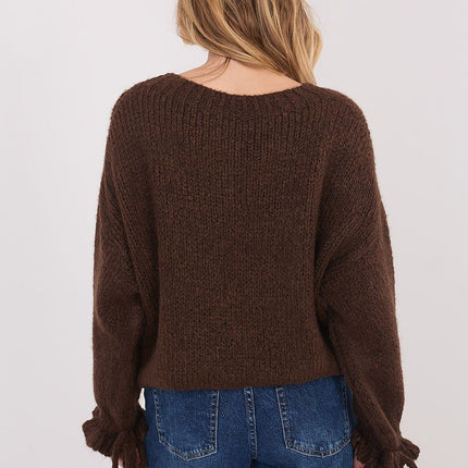 Italy Moda Professional Knit Jumper with Soft Fabric and Classic Fit