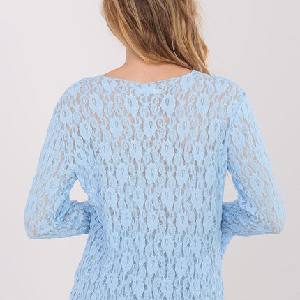 Elegant Fitted Lace Blouse Model 222446 Viscose Elastane For Formal Occasions - Très Elite