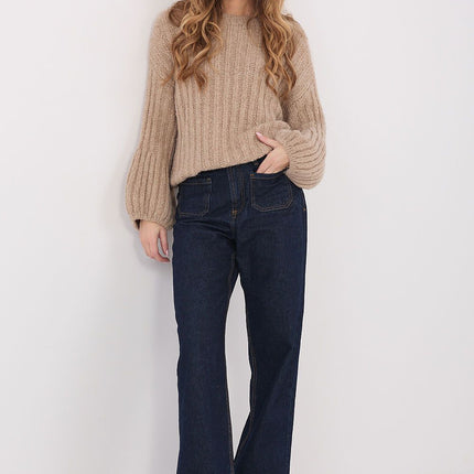 Italy Moda Professional Knit Jumper with Soft Fabric and Elegant Fit