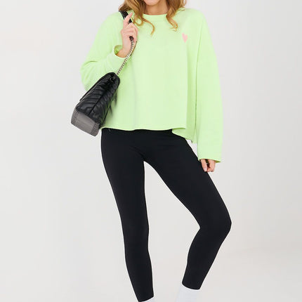 Women's Casual Cotton Blend Sweatshirt for Everyday Comfort and Style - Très Elite