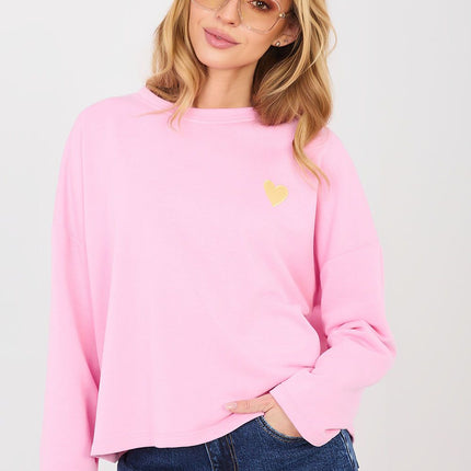 Women's Casual Cotton Blend Sweatshirt for Everyday Comfort and Style - Très Elite