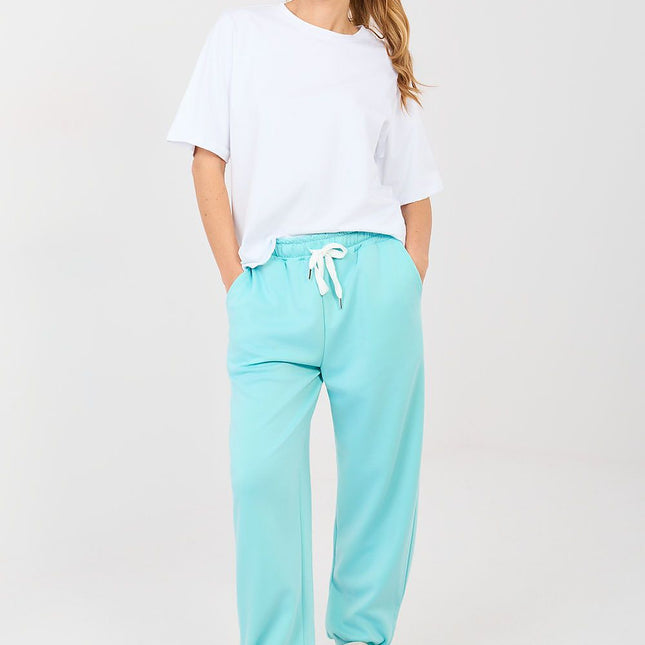 Italy Moda Professional Tracksuit Trousers with Stretch Fabric & Pocke