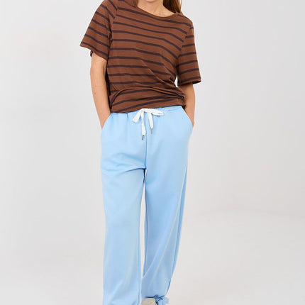 Italy Moda Professional Tracksuit Trousers with Stretch Fabric & Pocke