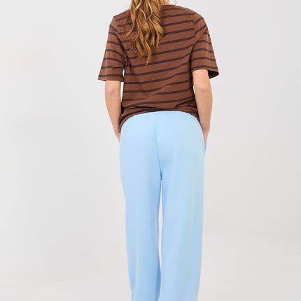 Italy Moda Professional Tracksuit Trousers with Stretch Fabric & Pocke