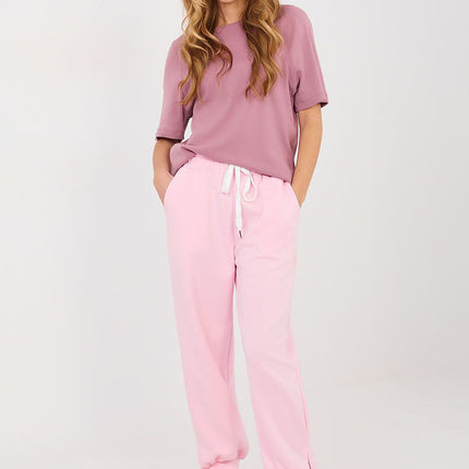 Italy Moda Professional Tracksuit Trousers with Stretch Fabric & Pocke