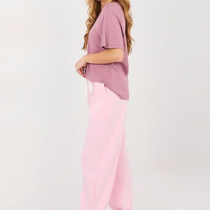 Italy Moda Professional Tracksuit Trousers with Stretch Fabric & Pocke