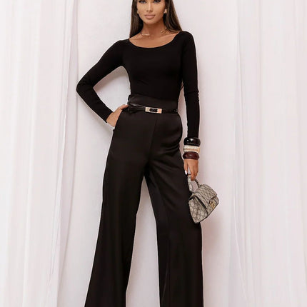 LaBalancia Women's Professional Trousers with Stretch Fabric & Pockets