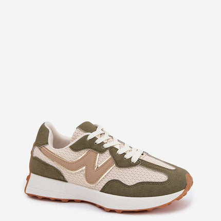 Womens Eco Leather Textile Sport Shoes With Removable Insole - Très Elite