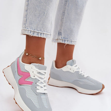 Womens Eco Leather Textile Sport Shoes With Removable Insole - Très Elite