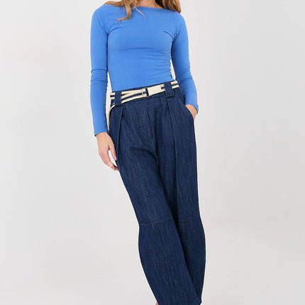 Rue Paris Classic Fit Stretch Jeans with Comfortable Waistband