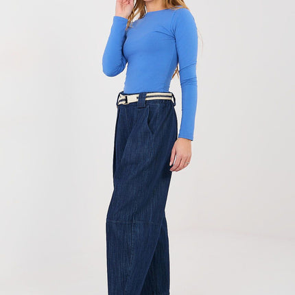 Rue Paris Classic Fit Stretch Jeans with Comfortable Waistband