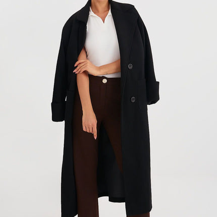 Rue Paris Women's Professional Trousers with Tailored Fit and Stretch