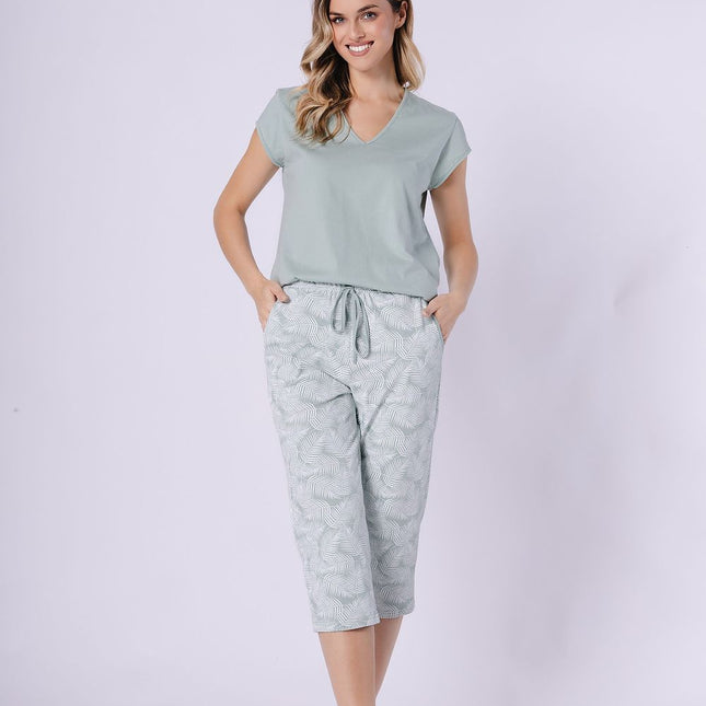 M-Max Men's Comfortable Cotton Pyjama Set with Elastic Waistband