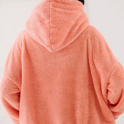 Womens Teddy Bear Sweatshirt Hooded Casual Long Sleeve Polyester - Très Elite