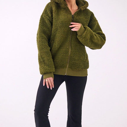 Womens Hooded Sweatshirt Sheep Style Long Sleeve Casual Polyester - Très Elite