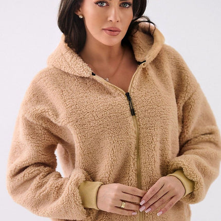 Womens Hooded Sweatshirt Sheep Style Long Sleeve Casual Polyester - Très Elite