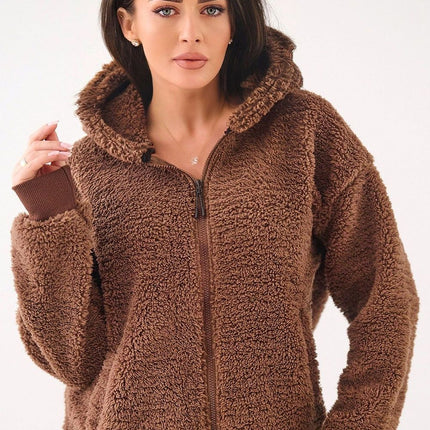 Womens Hooded Sweatshirt Sheep Style Long Sleeve Casual Polyester - Très Elite