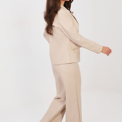 Italy Moda Women's Professional Trousers with Stretch Fabric and Pocke